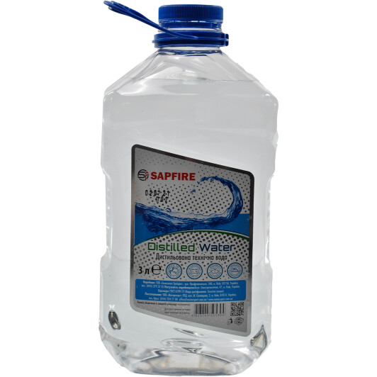 Дистиллированная вода Sapfire (3 л) 3 л