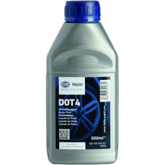 Hella Pagid DOT 4 гальмівна рідина (0.5 л)