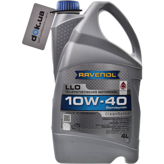 Моторное масло Ravenol LLO 10W-40 4 л на Honda HR-V
