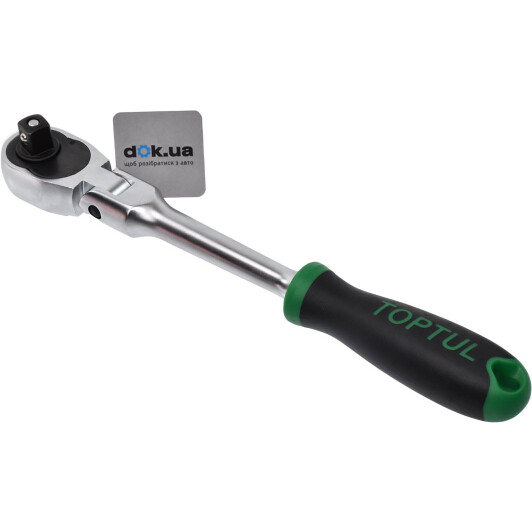 Трещотка Toptul CJHM1631 с шарниром 1/2" 72 зубца 310 мм
