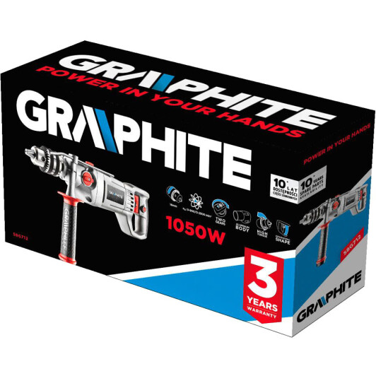Дриль ударний Graphite 58G712 мережевий