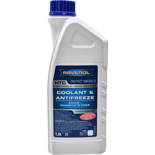 Ravenol HTC Protect MB325.0 G11 синий концентрат антифриза