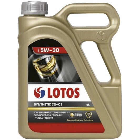 Моторна олива LOTOS Synthetic C2+C3 5W-30 5 л на SAAB 900