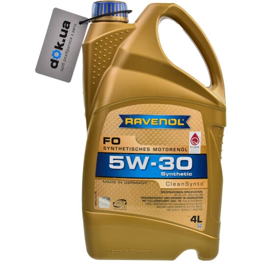 Моторное масло Ravenol FO 5W-30 4 л на Chevrolet Niva