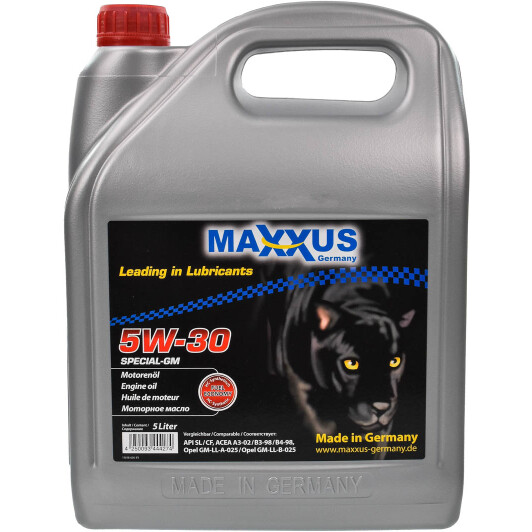 Моторна олива Maxxus Special-GM 5W-30 5 л на Chevrolet Niva