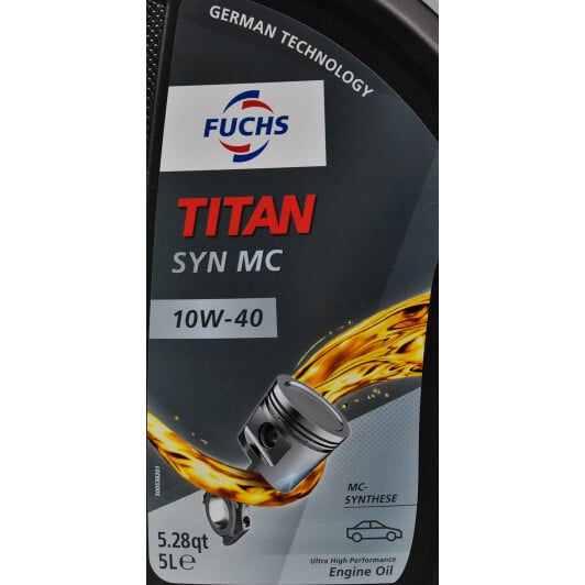 Моторное масло Fuchs Titan Syn MC 10W-40 5 л на Renault Fluence