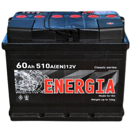 Аккумулятор Energia 6 CT-60-R Classic 22386