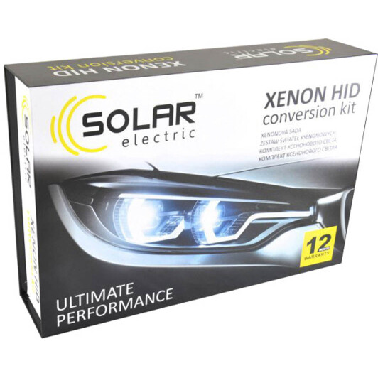 Автолампа Solar Xenon HID H7 PX26d 35 W прозрачная 4750