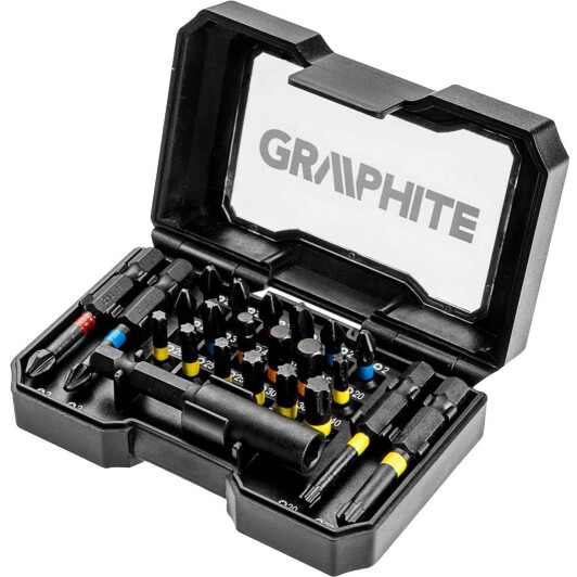 Набір бит з тримачем Graphite 56H612 22 шт.