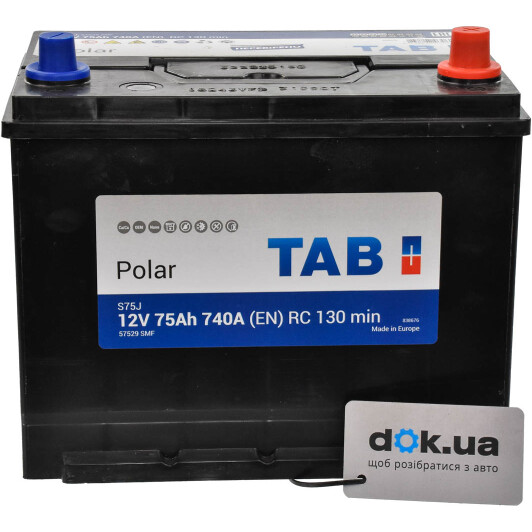 Акумулятор TAB 6 CT-75-R Polar S JIS 246875