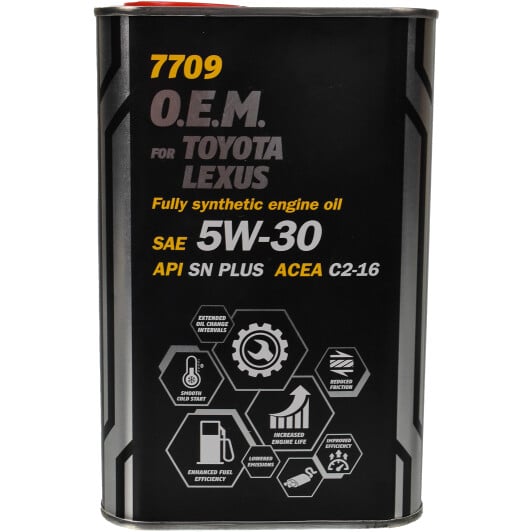 Моторное масло Mannol O.E.M. For Toyota Lexus (Metal) 5W-30 1 л на Mazda 323