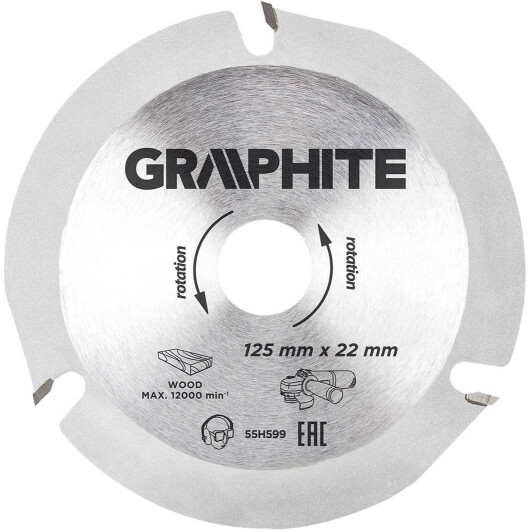 Круг відрізний Graphite 55H599 125 мм