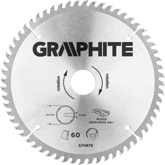 Круг відрізний Graphite 57H678 200 мм