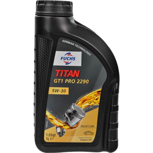 Моторное масло Fuchs Titan GT1 Pro 2290 5W-30 1 л на Opel Astra