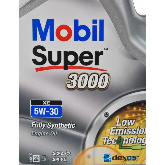 Моторное масло Mobil Super 3000 XE 5W-30 5 л на Hyundai Coupe