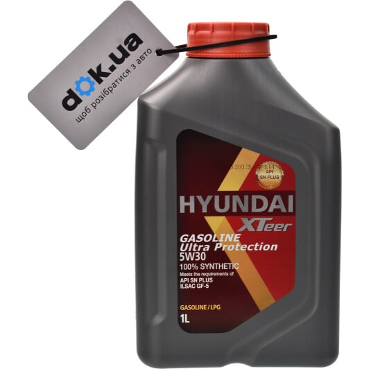 Моторное масло Hyundai XTeer Gasoline Ultra Protection 5W-30 1 л на Hyundai i40