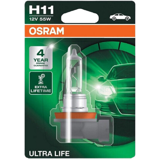 Автолампа Osram Ultra Life H11 PGJ19-2 55 W 64211ULT-01BF