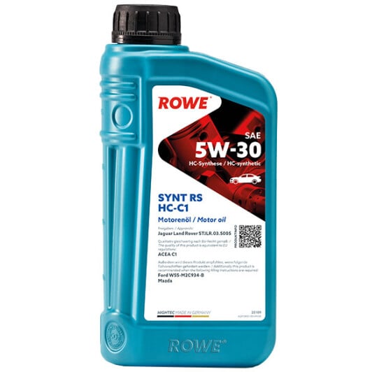Моторна олива Rowe Synt RS HC-C1 5W-30 1 л на Chevrolet Cruze