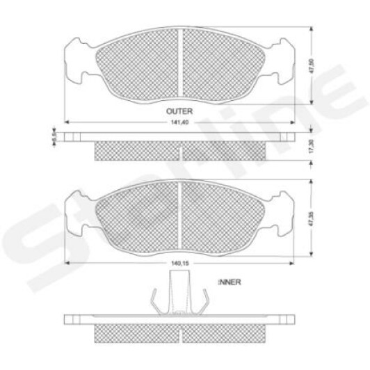 Запчасть Starline BDS106