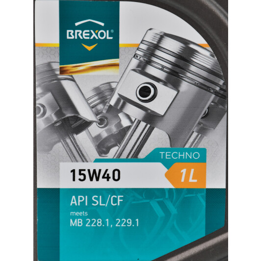 Моторное масло Brexol Techno 15W-40 1 л на Volvo S70