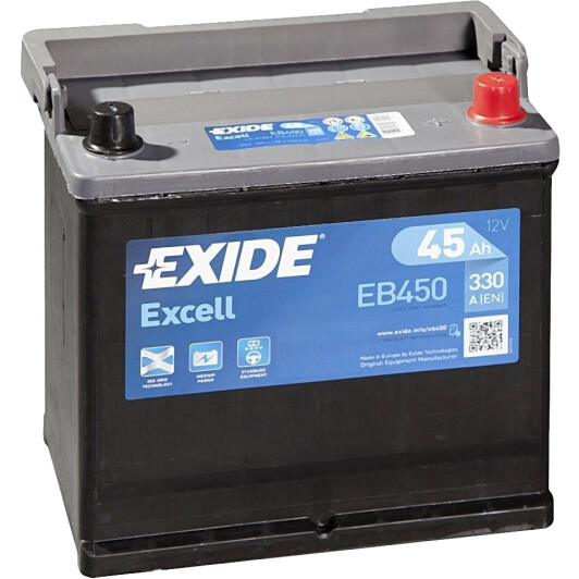 Акумулятор Exide 6 CT-45-R Excell EB450