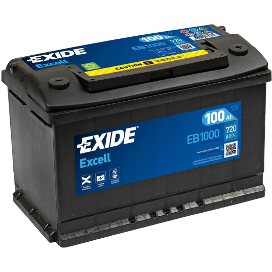 Акумулятор Exide 6 CT-100-R Excell EB1000