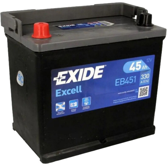 Акумулятор Exide 6 CT-45-L Excell EB451