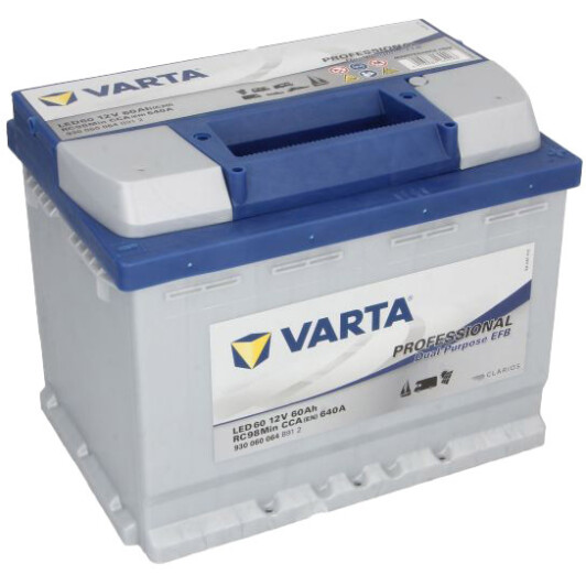 Тяговый аккумулятор Varta Professional Dual Purpose VA930060064 60 Ач 12 В