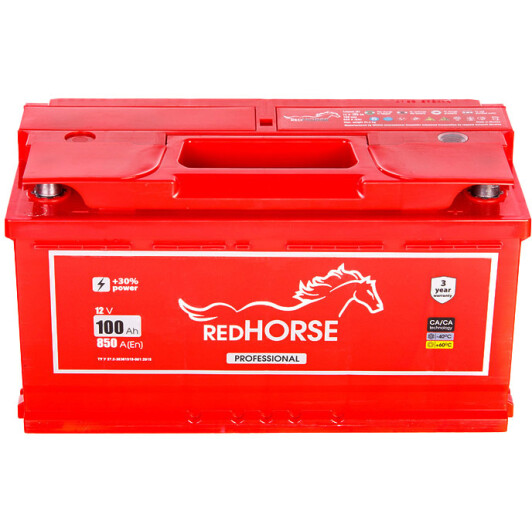 Аккумулятор Red Horse 6 CT-100-R Professional REDHORSE100AH