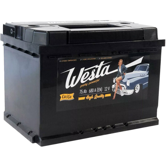 Аккумулятор Westa 6 CT-75-R Pretty Powerful WPP750