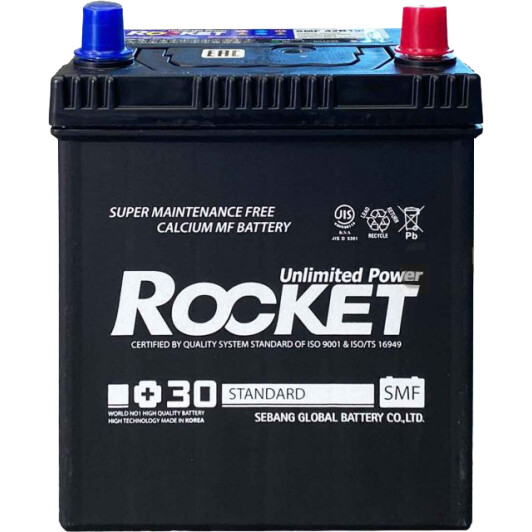 Аккумулятор Rocket 6 CT-40-R Standard SMF42B19LS