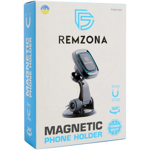 Держатель для телефона Remzona PHM-01BK 6934262542012