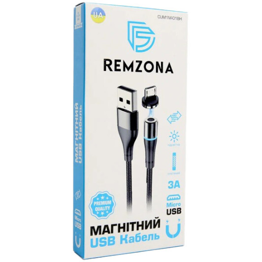 Кабель Remzona 6934267832354 USB - Micro USB 1 м