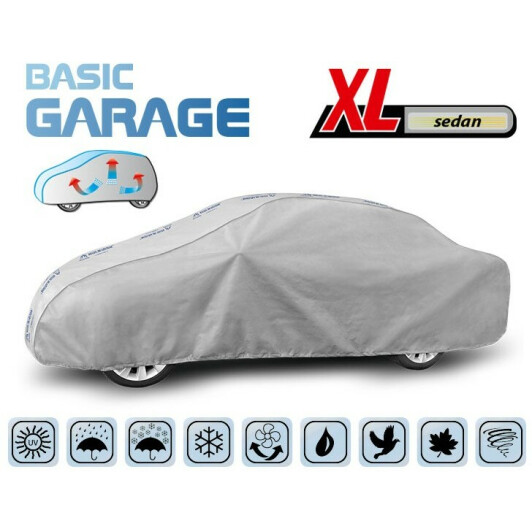 Автомобільний тент Kegel Basic Garage 5-3964-241-3021 сірий