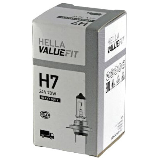 Автолампа Behr Hella ValueFit H7 PX26d 70 W прозора 8GH242632-141