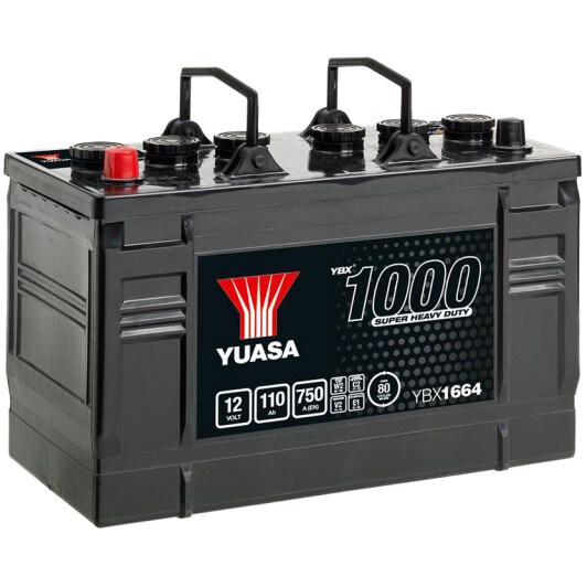 Акумулятор Yuasa 6 CT-110-L YBX 1000 Super Heavy Duty YBX1664