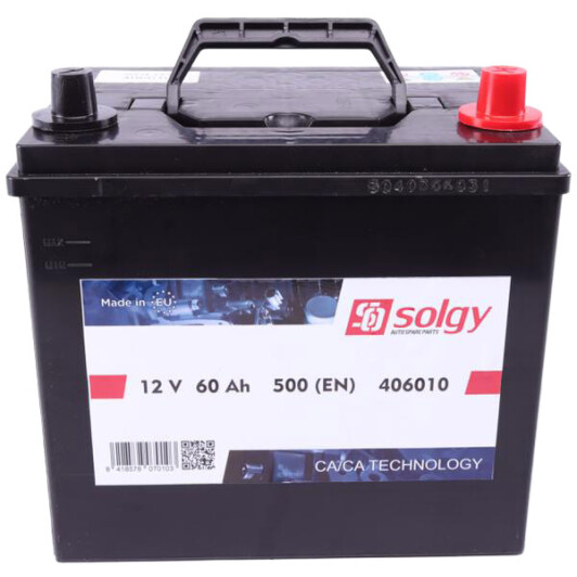 Акумулятор Solgy 6 CT-60-R 406010