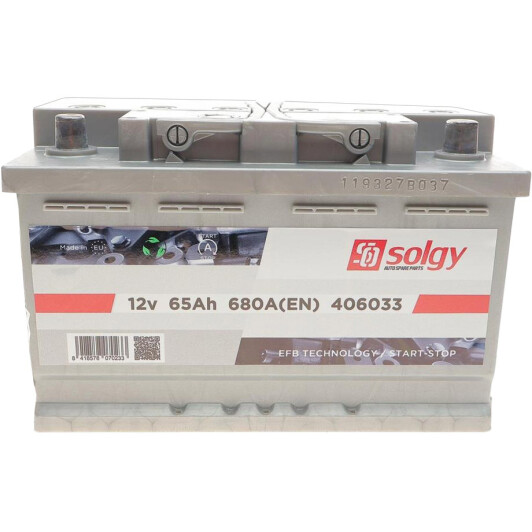 Аккумулятор Solgy 6 CT-65-R 406033