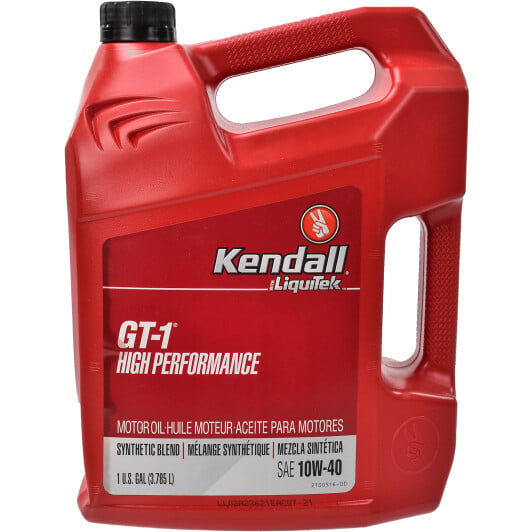 Моторна олива Kendall GT-1 High Performance Motor Oil with LiquiTek 10W-40 3,78 л на Chrysler Sebring
