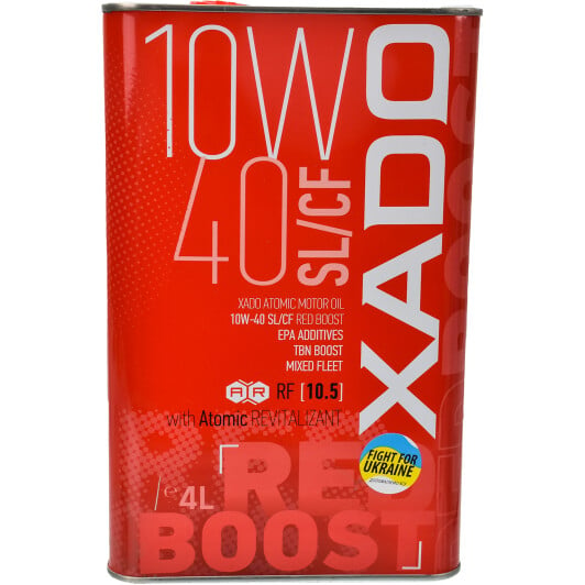 Моторное масло Xado Atomic Oil SL/CF RED BOOST 10W-40 4 л на Lexus RC