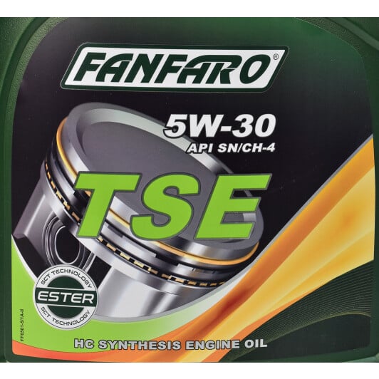 Моторное масло Fanfaro TSE 5W-30 5 л на Volvo S70