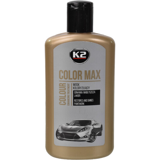 Кольоровий поліроль для кузова K2 Color Max (Silver) сріблястий 250 мл