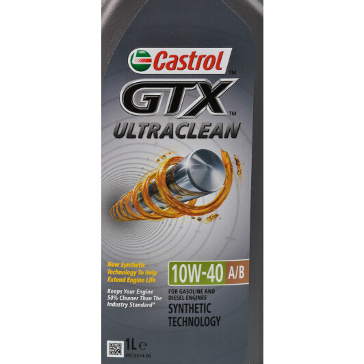 Моторное масло Castrol GTX Ultraclean A/B 10W-40 1 л на Nissan Quest