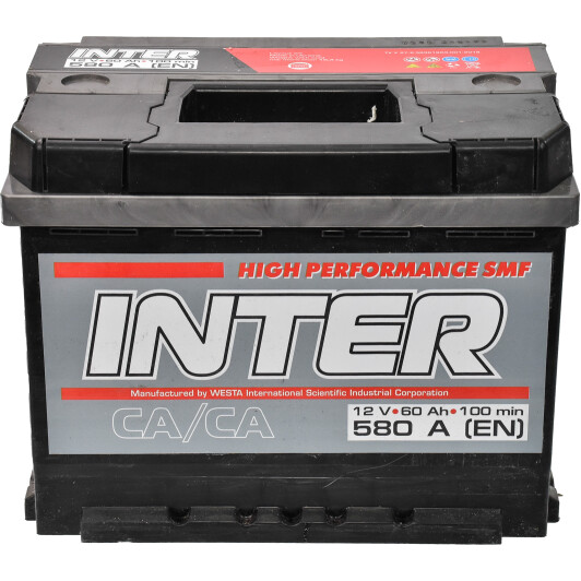 Акумулятор Inter 6 CT-60-R High Performance SMF INTER12