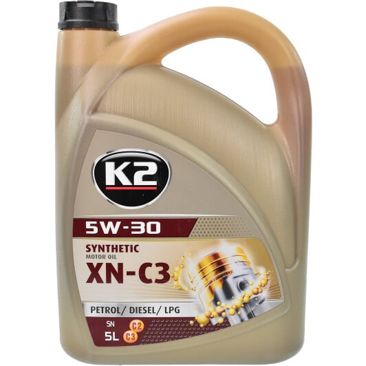 Моторное масло K2 XN-C3 5W-30 5 л на Chevrolet Lumina