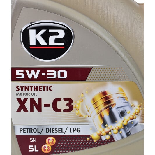 Моторна олива K2 XN-C3 5W-30 5 л на Iveco Daily II