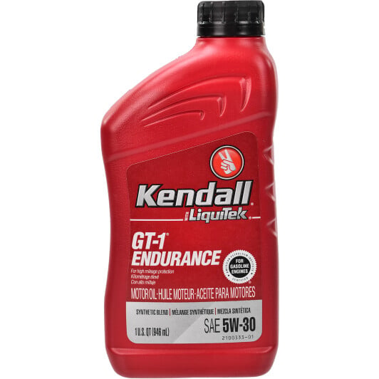 Моторна олива Kendall GT-1 Endurance with Liquid Titanium 5W-30 на Kia Sportage