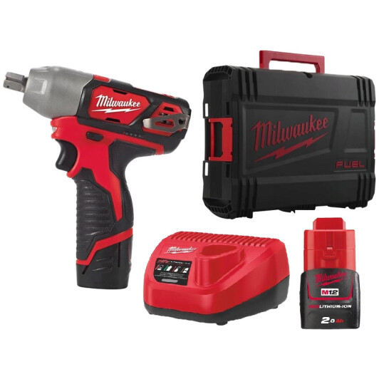 Гайковерт аккумуляторный Milwaukee M12 BIW12-202C (2 аккумулятора + ЗУ + чехол)