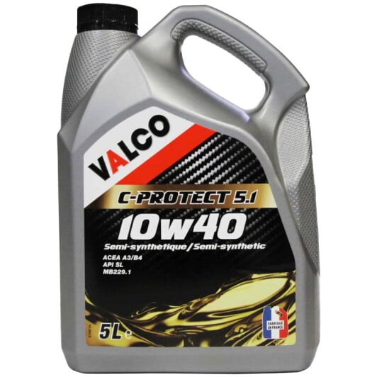 Моторное масло Valco C-PROTECT 5.1 10W-40 5 л на Kia Retona