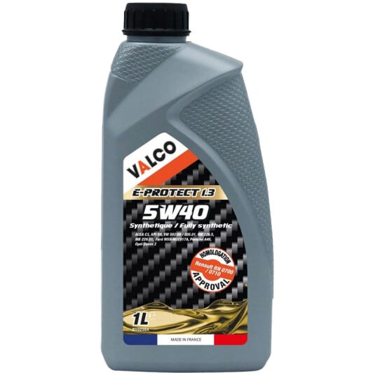 Моторное масло Valco E-PROTECT 1.3 5W-40 1 л на Hyundai Terracan